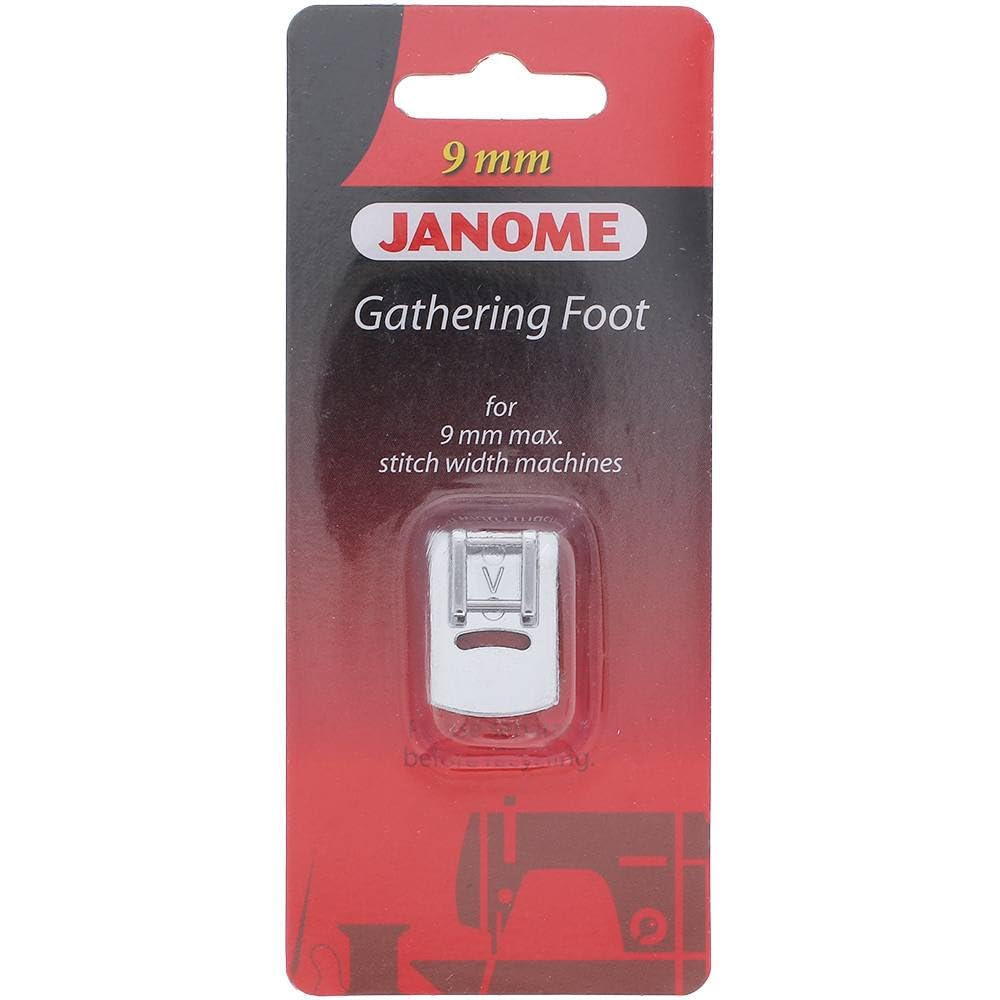Amazon.com: Janome Gathering Foot #202096005 for 9mm Max Stitch